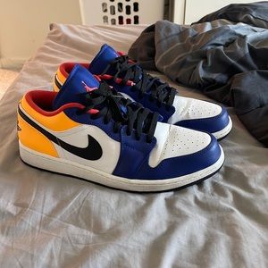 Air Jordan one lows, worn a 3 times no box